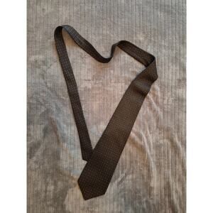 Vintage Polo Ralph Lauren 100% Silk Tie. Brown, Blue, Gold Paisley